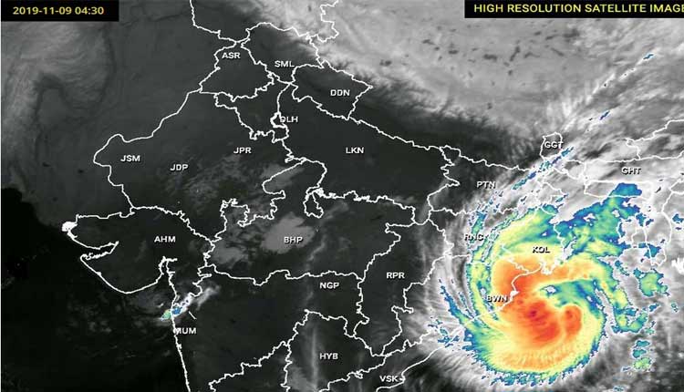 Radial wreckage: Cyclone Bulbul made landfall in Odisha earlier this week and caused extensive damage on India’s east coast and in Bangladesh before weakening | Photo: Skymet Weather