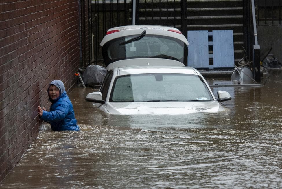 The menacing one: The UK is being battered by Storm Dennis which has already inundated several parts of the country even as meteorologists warn of a month’s worth of rain in 24 hours | Photo: UPI
