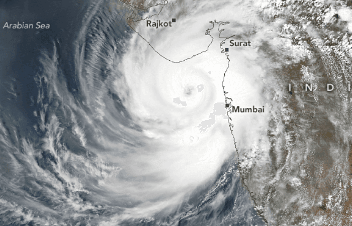 The frequency of cyclone storms in the Arabian Sea increased by 52% between 2001 to 2019 compared to the 19-year period between 1982 and 2002 |Photo: NASA