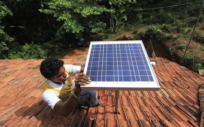 Stepping up: A government proposal that aims to back the manufacturing of high-efficiency solar PV modules in India and cut solar imports through incentives got final approval this fortnight | Photo: The Hindu