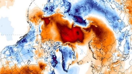 Disturbingly red: The Arctic’s unprecedented heatwave has shocked climate scientists