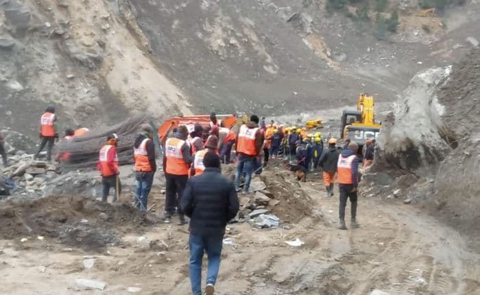 Searching for survivors: Rescue operations continue almost a week after a flash flood hit Chamoli district in Uttarakhand | Photo: Hridayesh Joshi