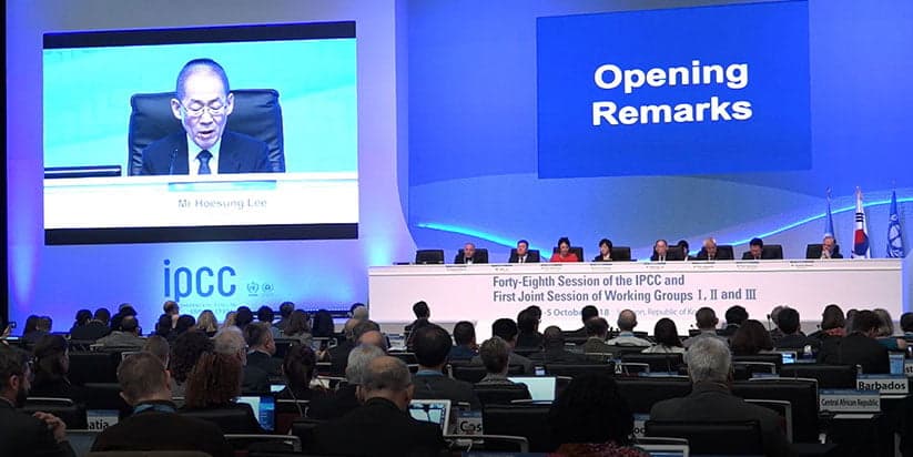 IPCC 1.5°C Report on Global Warming: Approved Summary