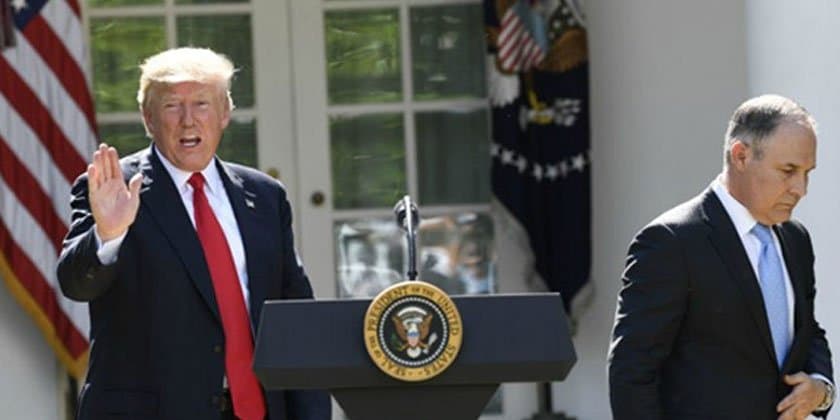 He’s out folks: Pres. Trump’s forced ouster of Pruitt may be a ruse to further embolden the US fossil fuel lobby