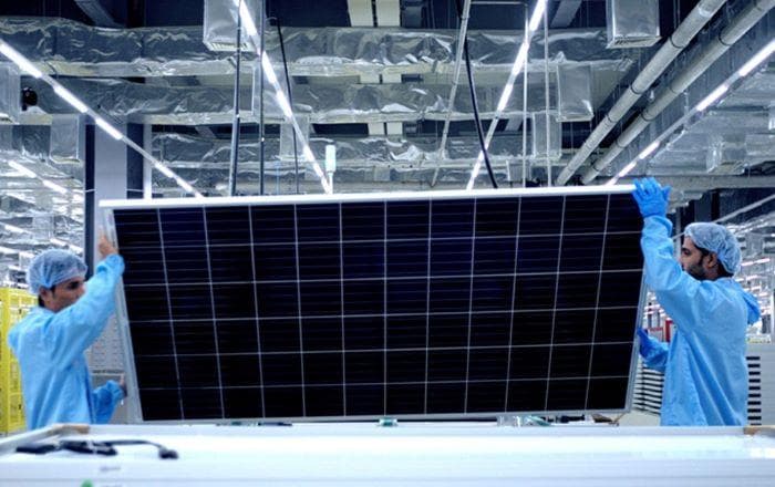 Ramping up: The recent solar manufacturing push by the Indian government could lead to a rapid rise in India’s manufacturing capacity by the end of next year | Photo: Adani Enterprises