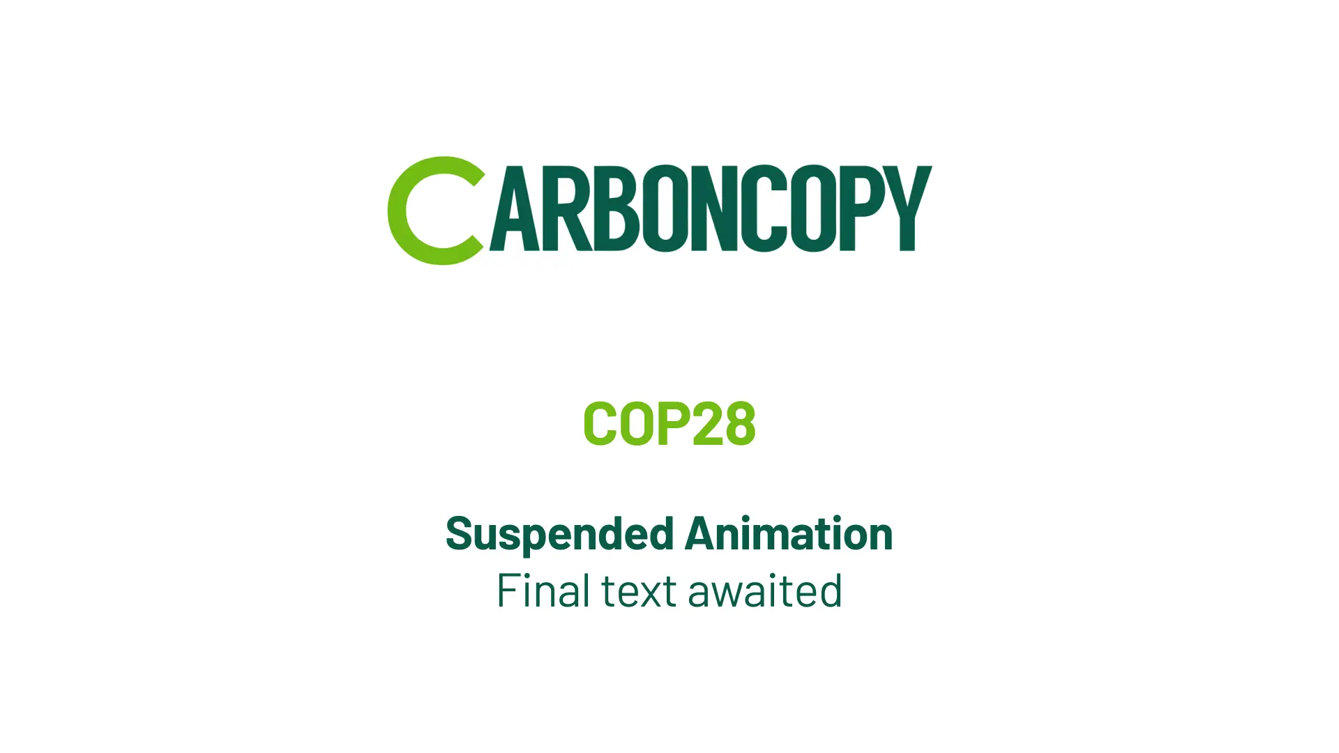 Final text awaited at COP28