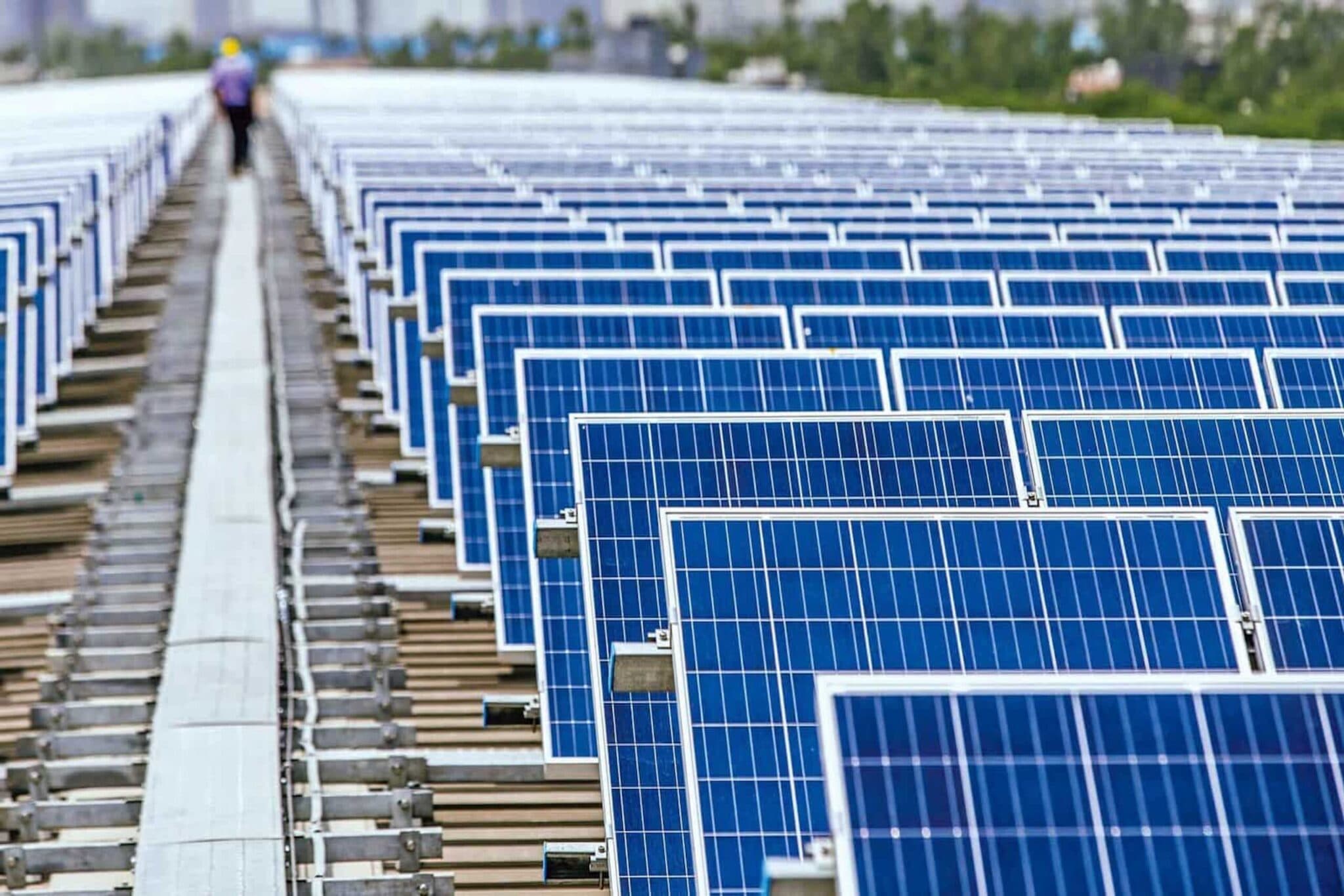Adding up:  India’s cumulative installed solar capacity stood at 49.3 GW, while 53 GW was in the pipeline. Photo: Mint