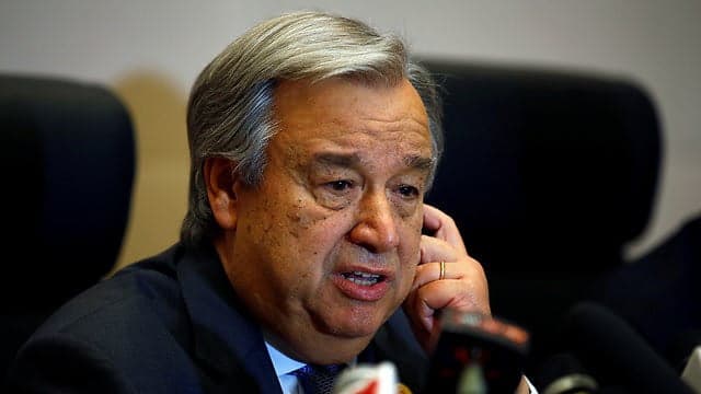 Worried: The UN secy general has been urgently warning nations to slash emissions, or face total disaster | Image credit: YNetNews