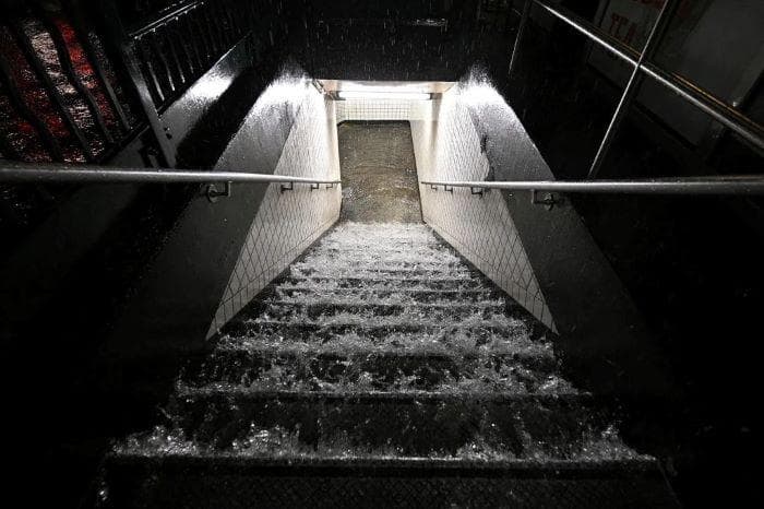 Thunder and fury: Hurricane Ida’s record-breaking rainfall brought New York’s public transportation system to a halt, much like Hurricane Sandy in 2012 | Photo: NY Post